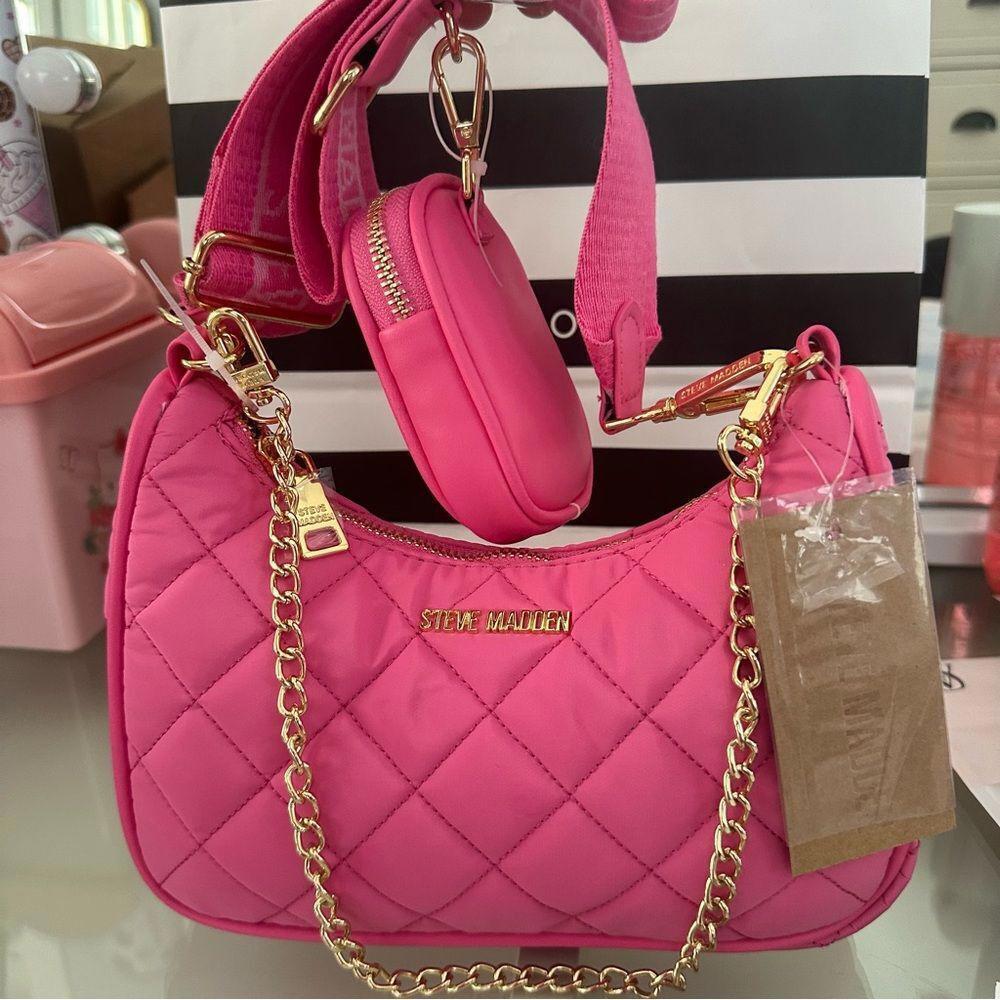 Viral Tik Tok Steve Madden Btamela Quilt w/Chain Purse - Picture 2 of 3